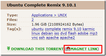 magnet link torrent